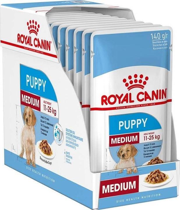 Immagine prodotto Royal Canin SHN WET Cucciolo Medio (Cucciolo + gattino, 10 pz., 1400 g)