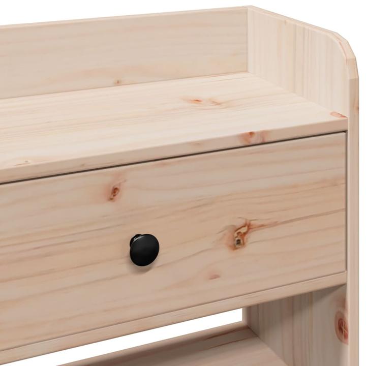 Image du produit VidaXL Tête de lit Tête de lit avec espace de rangement 90cm pin massif