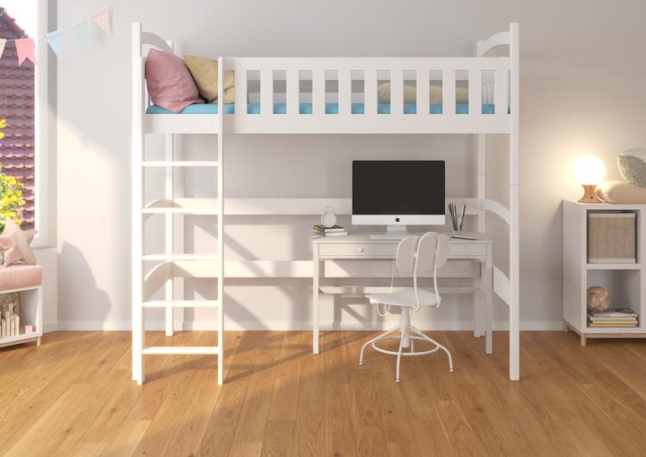 Produktbild ADRK Furniture Etagenbett Mezzanine mit MIAGO 180x80 Matratze (180 x 80 cm)