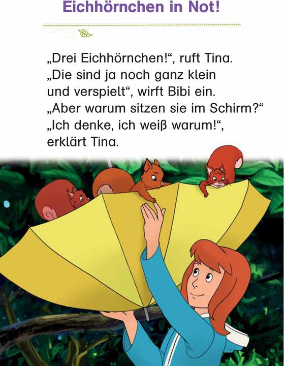 Actual product image Bibi & Tina: Wo ist die Eichhörnchen-Mama? (German, Dorothea Flechsig, 2021)