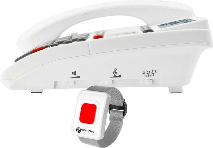 Produktbild Geemarc CL9000 - 4G Schnurgebundenes Notruftelefon mit Notrufarmband