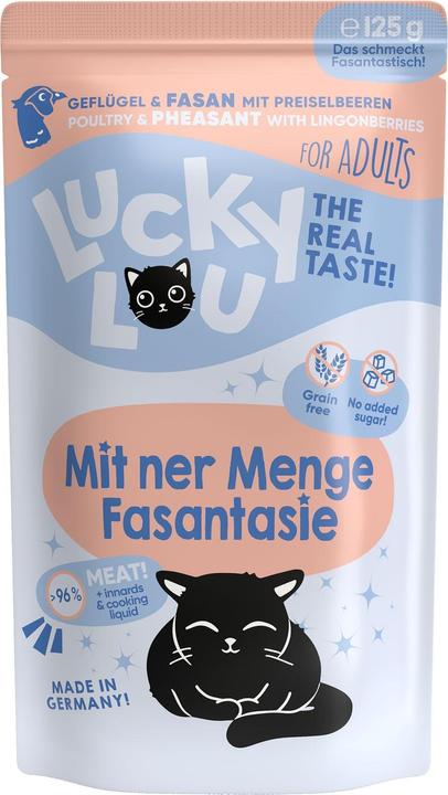 Actual product image Lucky Lou Cat wet food (Adult, 1 pcs., 131 g)