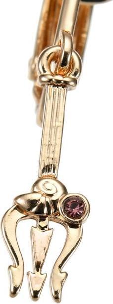 Produktbild Disney Ursula Ohrring (für ein Ohr) Trident Farbstein (Zinklegierung, Glas, Messing)