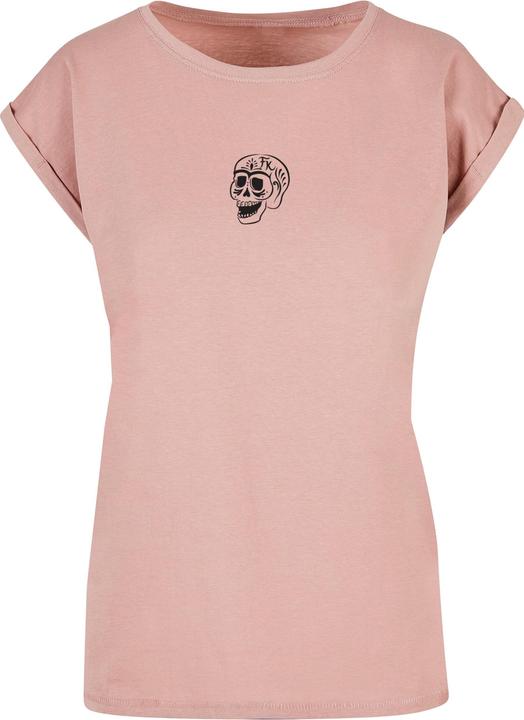 Produktbild Merchcode Ladies Frida Kahlo - Skeleton Extended Shoulder Tee - 116121 (L)