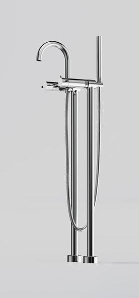 Actual product image Steinberg Series 100 bath faucet, freestanding, projection: 231mm