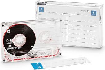 Actual product image MediaRange MRC90 Blank data tape C-90