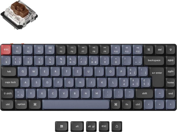 Image du produit Keychron K3 Pro (CH, Sans fil, Filaire)