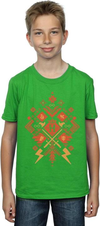 Immagine prodotto Christmas Fair Isle Maglietta Ragazzi (140, 146)