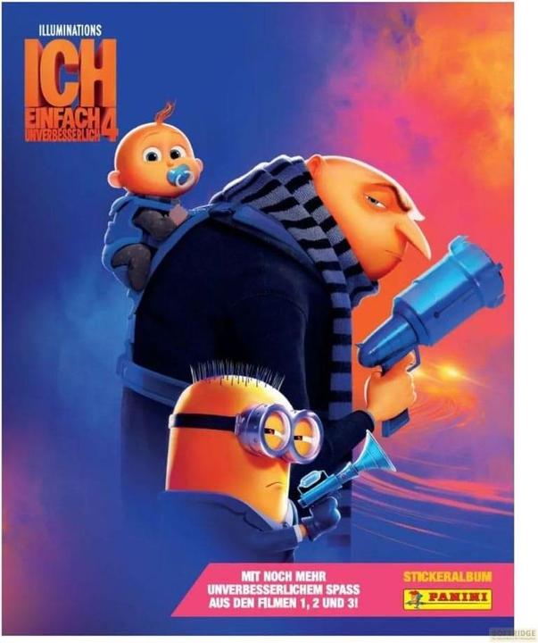 Image du produit Panini L'album Collection d'autocollants Moi, Moche et Méchant 4 *version française*.