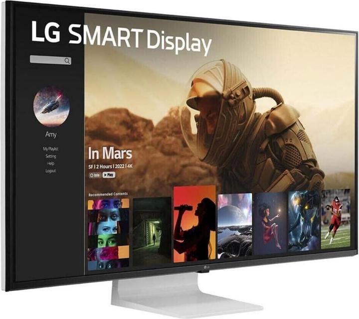 Image du produit LG 43SQ700S-W Moniteur intelligent 107,9cm (42,5 pouces), Blanc (3840 x 2160 pixels, 42.50")