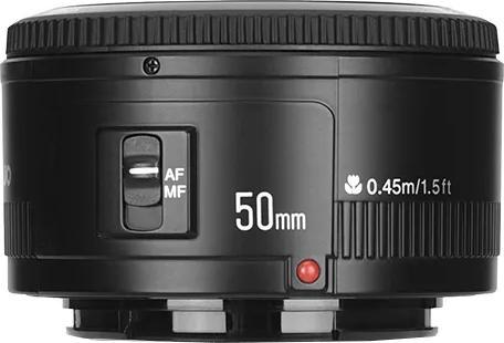 Actual product image Yongnuo 50mm f/1.8 Canon EF (Canon EF, full size, APS-C / DX)