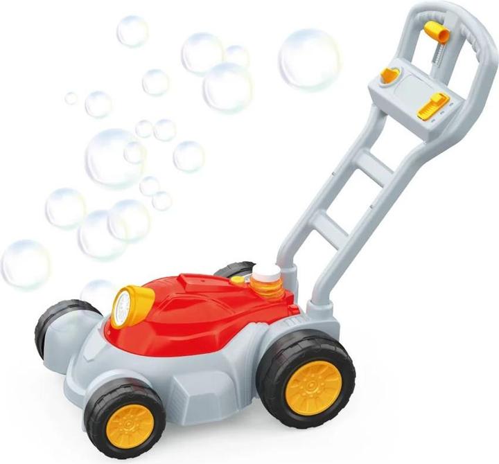 Plastica Seifenblasen-Rasenmäher mit licht und Ton, 3 * AA-BATTERIEN (nicht enthalten)