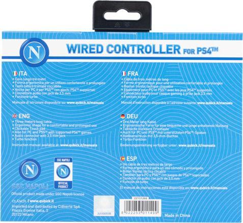 Immagine prodotto GED Wired Controller SSC Napoli 2.0 (PS4) (PS4, PC)