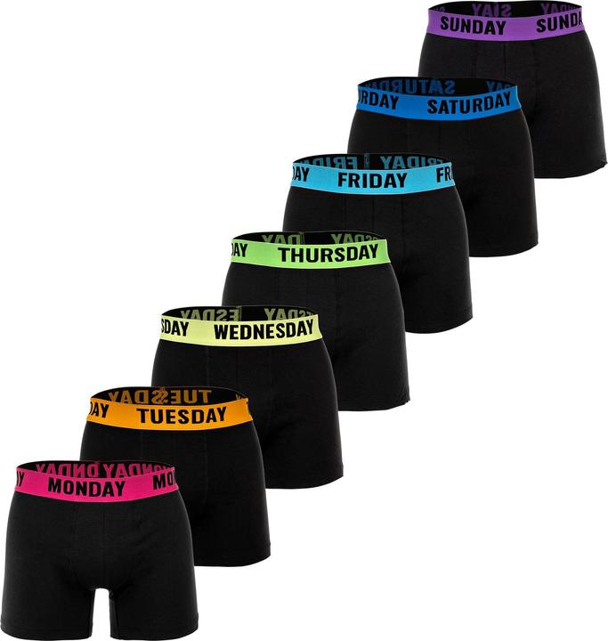 Immagine prodotto Happy shorts Retroshorts Lunedì Domenica (M, Confezione da 7)