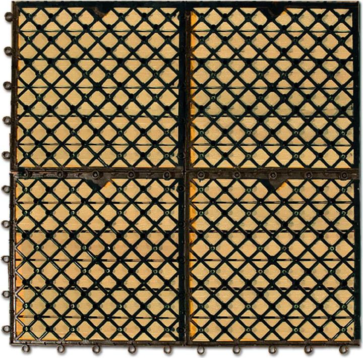 Actual product image Deuba 33x wooden tile (33 x, 30 x 30 cm)