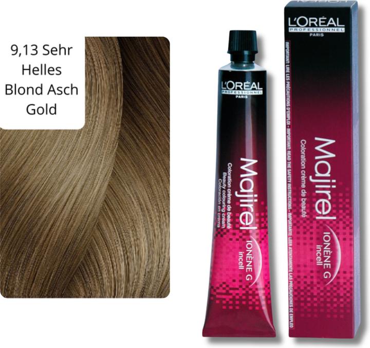 Immagine prodotto L'Oréal Professionnel Majirel (9.13 Cenere bionda molto chiara - oro)