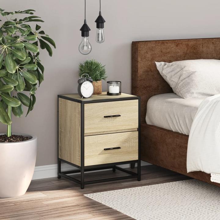 Productafbeelding VidaXL Nachtkastje Nachtkastje Nachtkastje Commode Tafel Sonoma eik (40 x 31 x 50 cm)