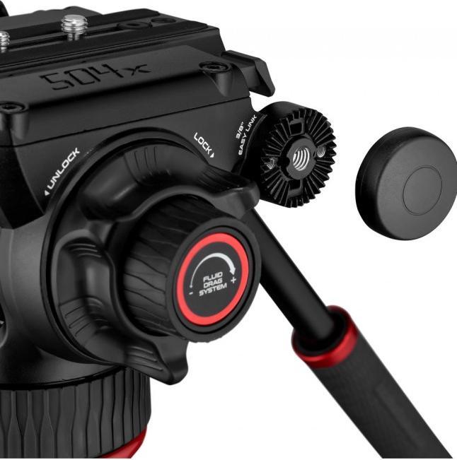 Produktbild Manfrotto 504X Videostativ mit Fluidneiger (Metall)