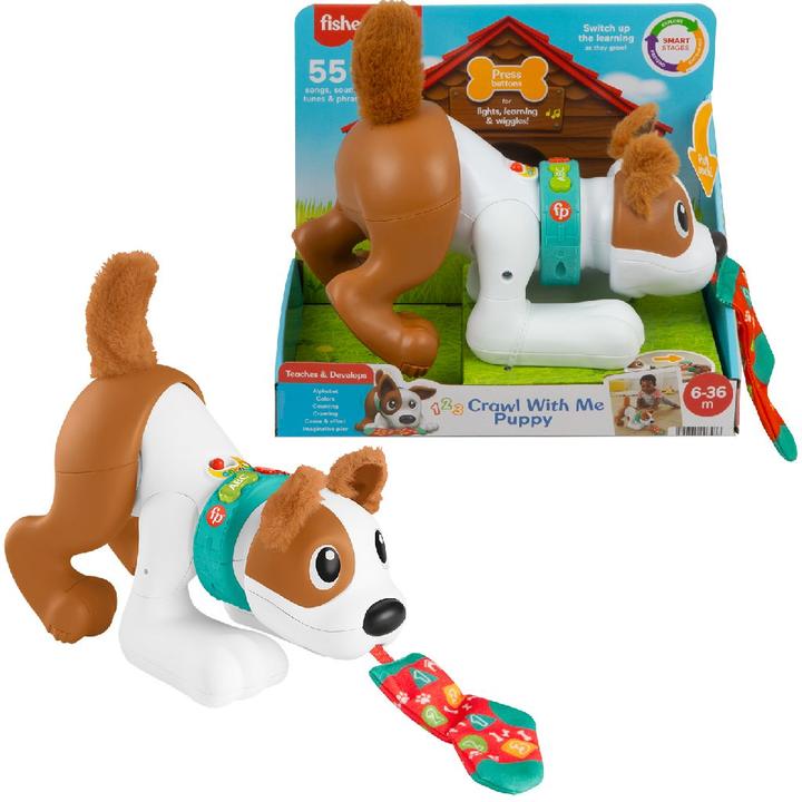 Produktbild Fisher-Price - 123 Crawl With Me Puppy-DU