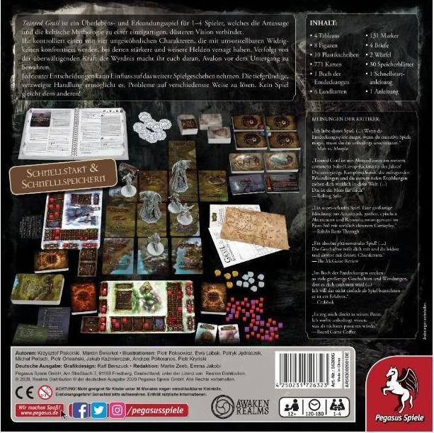 Actual product image Pegasus Tainted Grail (German)