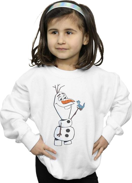 Immagine prodotto Disney Frozen 2 Olaf And Salamander Felpa Ragazze (152, 158)