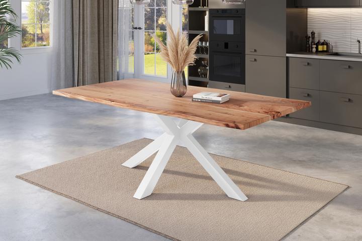 Actual product image SAM KALEA Baumkante massiv Akazie (220 x 100 x 77 cm)