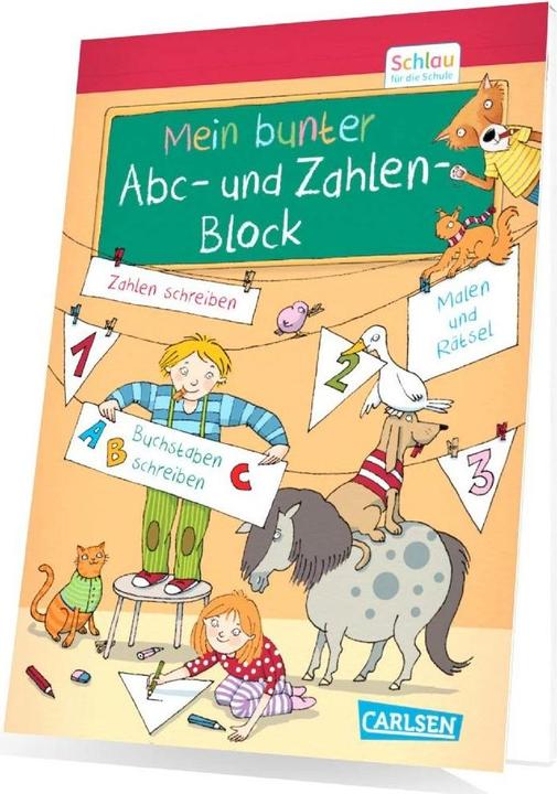 Produktbild Schlau für die Schule: Mein bunter ABC- und Zahlen-Block (Deutsch, Sabine Rothmund, Caroline Fuchs, 2023)