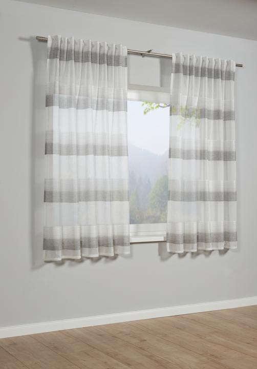 Image du produit Gardinia Écharpe avec ruban de rideau, Etamine (140 x 175 cm)