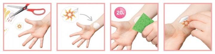 Produktbild Buki France TA002 Fun Be Teens Set of 75 Washable Tattoos - Collection I for Ages 8+