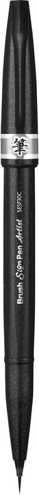 Immagine prodotto Pentel Penna a pennello Sign Pen Brush Artist (Grigio, 1 x)