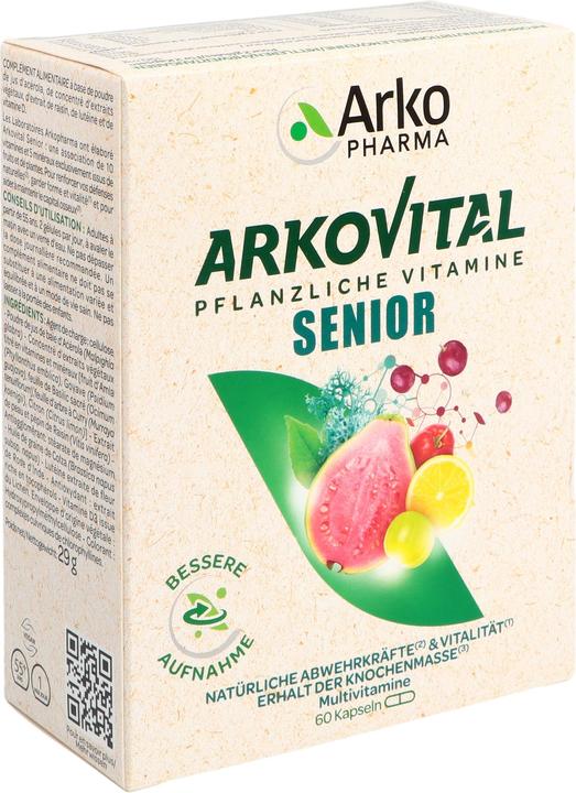 Arkopharma Arkovital Pur'Energie 50+ natürliche Vitamine (60 Stück, Kapseln, 70 g)