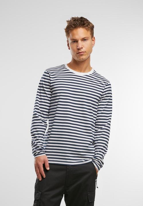 Produktbild Brandit Jerseyshirt Stripe longsleeve - 194235 (L)