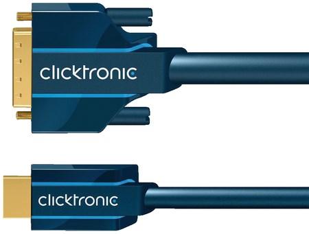 Image du produit clicktronic HDMI (Typ A) — DVI (5 m, DVI, HDMI)