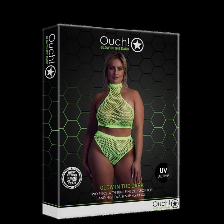 Image du produit Ouch! Turtle Neck and High Waist Slip - Green - XL/XXXXL (XL, XXL, 3XL)