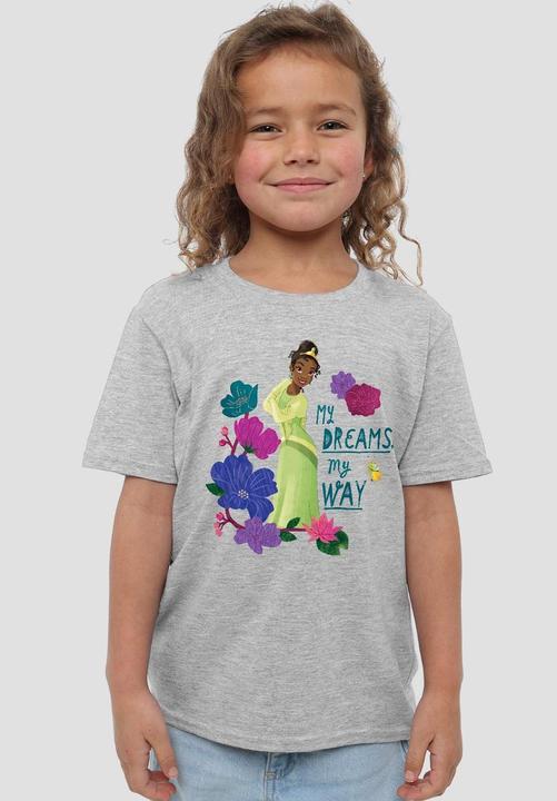 Actual product image Disney Princess Childrens/Kids My Dreams, My Way Tiana T-Shirt (128)
