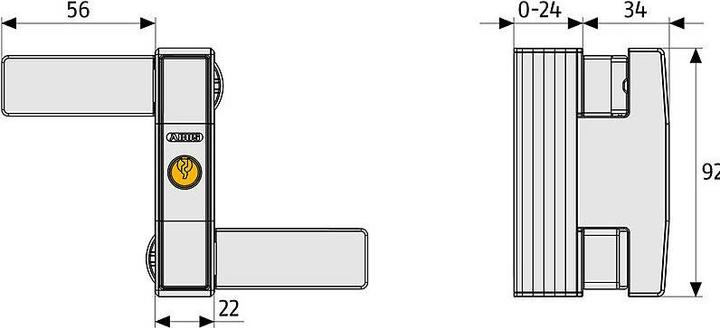 Produktbild Abus 2530 W AL0145