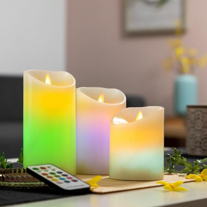 Actual product image InnovaGoods Battery-operated LED light - multicoloured - 3 pcs. (3 x)