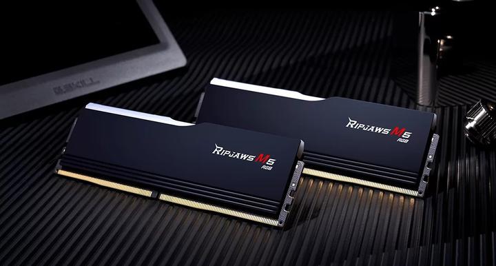 Image du produit G.Skill DDR5 32GB PC 6000 CL28 (2x16GB) 30-M5 RGB RM5RK (2 x 16GB, 6000 MHz, RAM DDR5, DIMM)