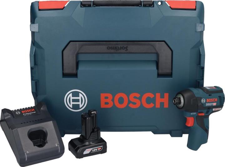 Produktbild Bosch Professional Bosch GDR 12V-110 Professional Akku Drehschlagschrauber 12 V 110 Nm 1/4" Brushless + 1x Akku 6,0 Ah (Akkubetrieb)