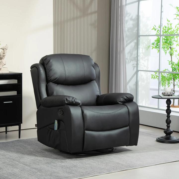 Image du produit Swisshandel24 Fauteuil de relaxation Fonction de massage Fonction de couchage électrique Fonction de chauffage
