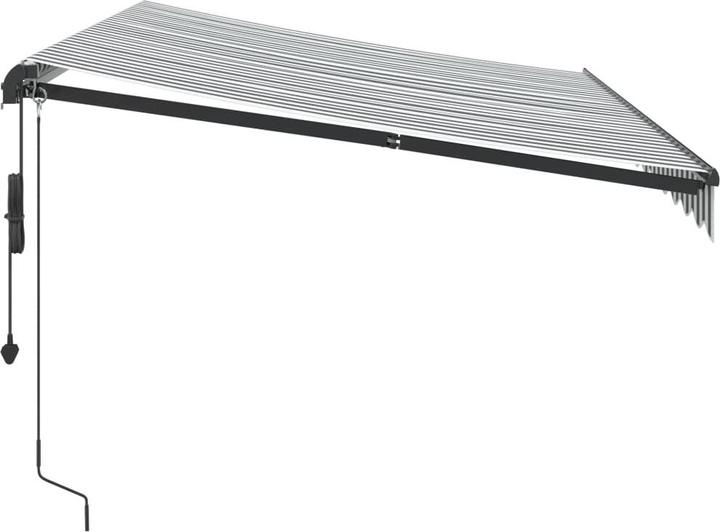 Actual product image VidaXL Markise Gelenkarmmarkise Sonnenmarkise Balkon Automatisch 350x250cm (3.50 m)
