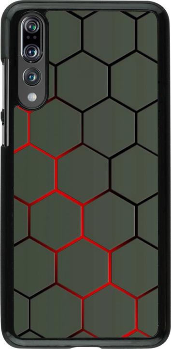 Produktbild PhoneLook Hülle Geometric Line red (Huawei P20 Pro)