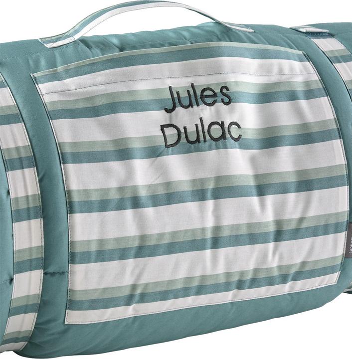 Produktbild Vertbaudet Kinder Schlafsack MINILI BAUSTELLENFAHRZEUGE, personalisierbar Oeko-Tex (143 cm)