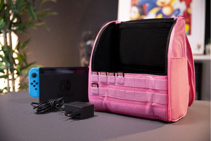 Actual product image Konix Mythics Unicorn BE LOVE - Backpack (Switch Lite, Switch OLED)