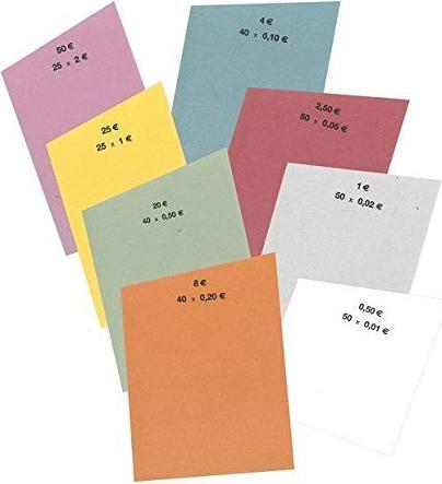 Actual product image Inkiess Coin roll paper