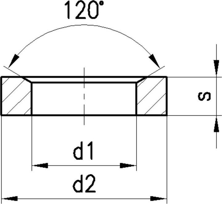 Produktbild Amf Kegelpfanne (M10)