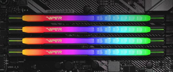 Image du produit Patriot Acier Viper (2 x 16GB, 3600 MHz, RAM DDR4, DIMM)