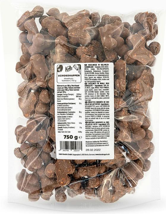KoRo Hazelnuts in milk chocolate (1 pcs., 750 g)