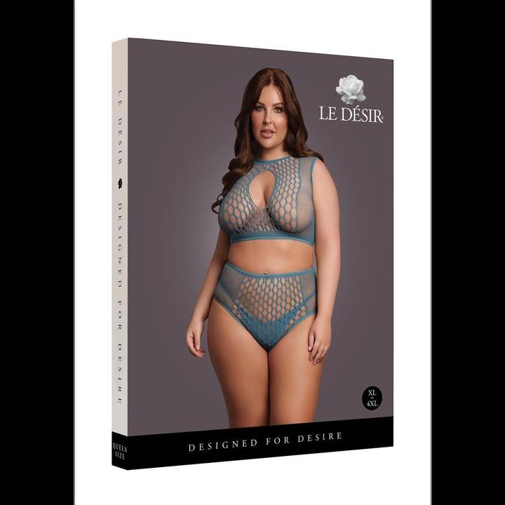 Productafbeelding Le Désir Duo Net Sleutelgat Beha Set - Damesmaat (XL, XXL, 3XL, 4XL)