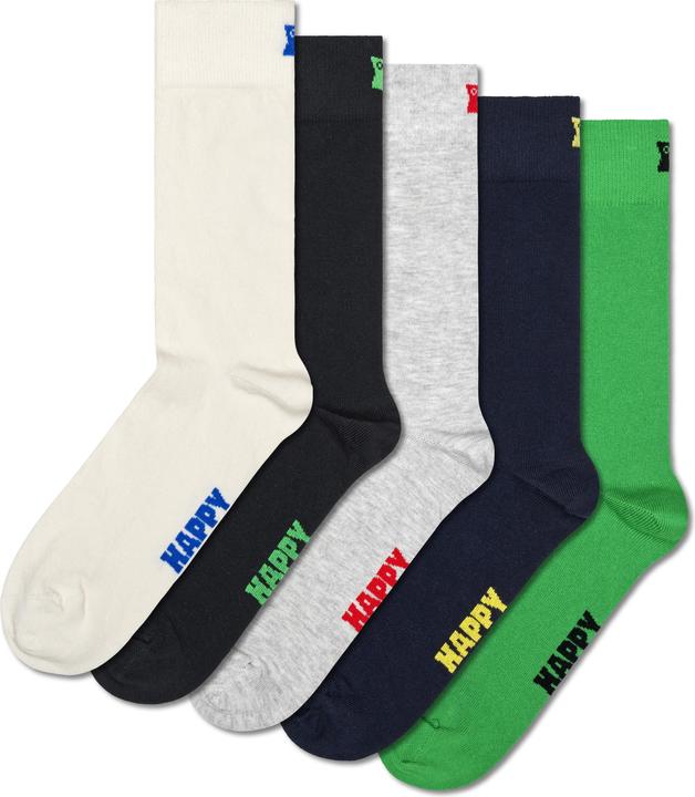 Image du produit Happy Socks Solid Socks (Pack de 5, 41 - 46)